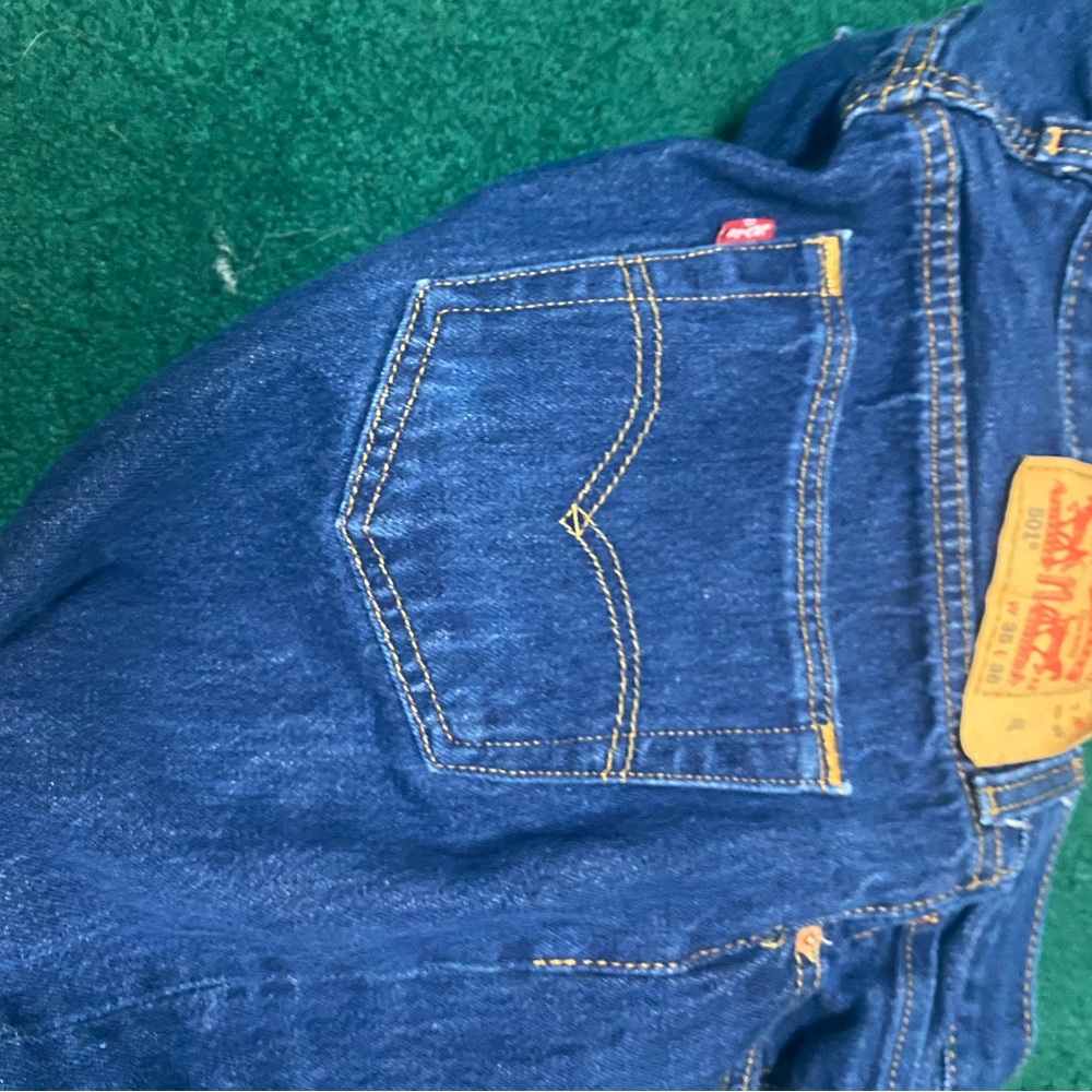 Levi's Deep Blue Relaxed Jeans